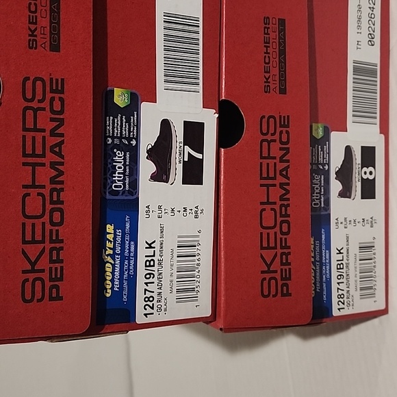 SKECHERS Performance GO RUN Adventure trail running walking shoes sneakers black - Picture 9 of 9